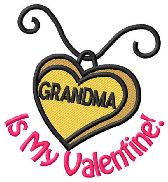 Picture of Grandma Machine Embroidery Design