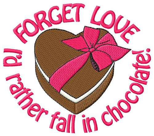 Forget Love Machine Embroidery Design