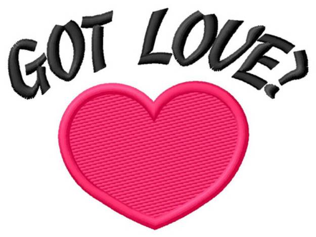 Picture of Got Love? Machine Embroidery Design