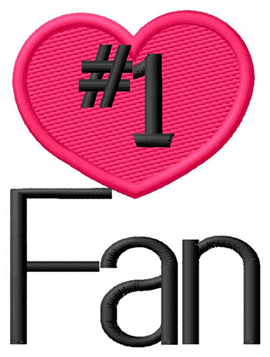 #1 Fan Machine Embroidery Design