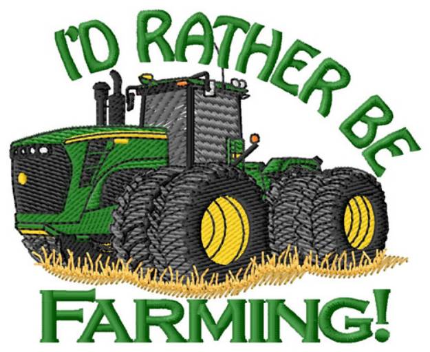 Picture of Farming Machine Embroidery Design