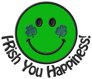 Picture of Irish You Happiness Machine Embroidery Design