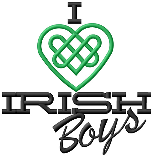 Irish Boys Machine Embroidery Design