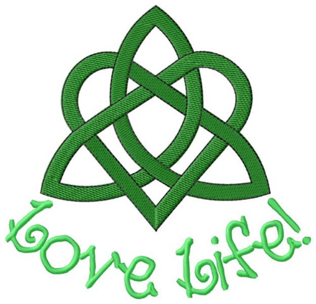 Picture of Love Life Machine Embroidery Design