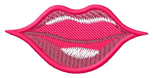 Lips Machine Embroidery Design