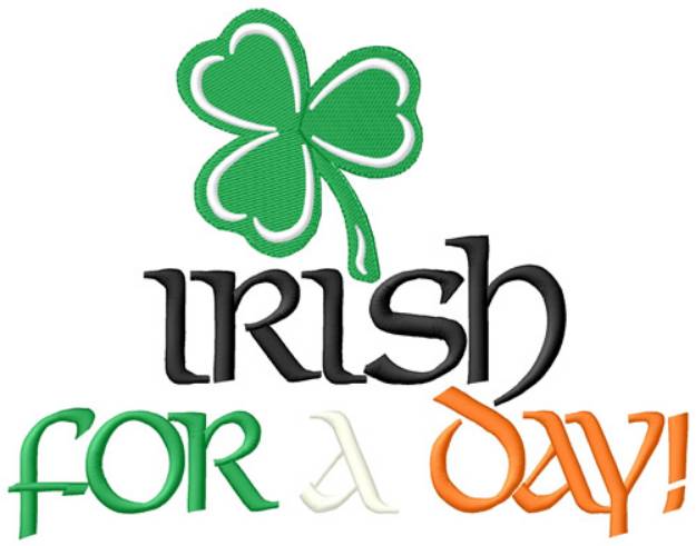 Picture of Irish For A Day Machine Embroidery Design
