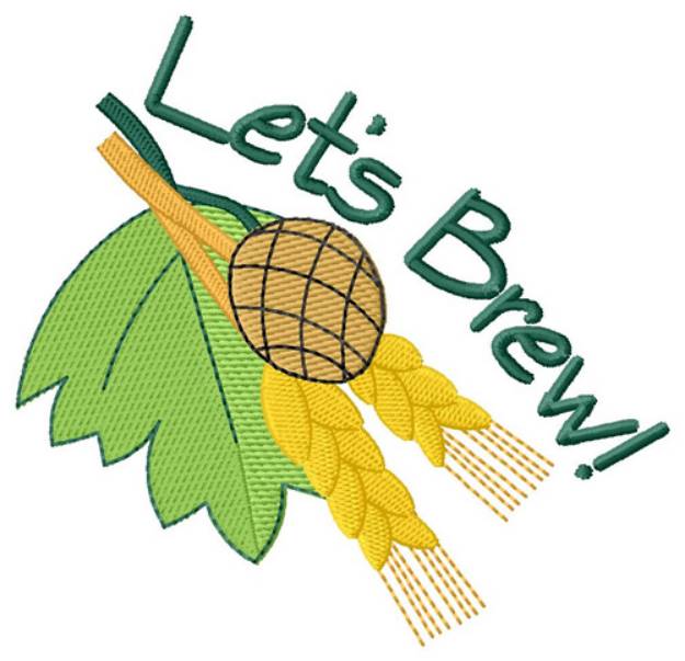 Picture of Lets Brew Machine Embroidery Design