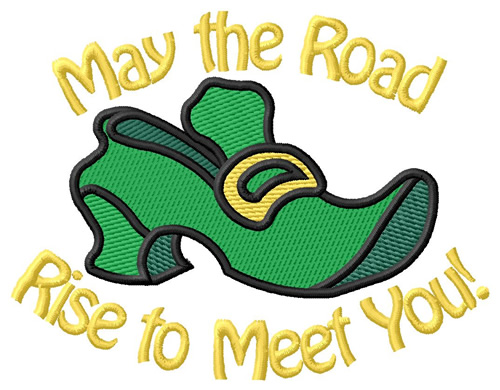 May The Road Machine Embroidery Design