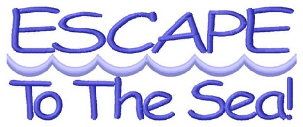 Picture of Escape To The Sea Machine Embroidery Design