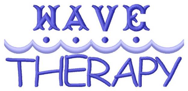 Picture of Wave Therapy Machine Embroidery Design