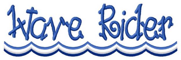 Picture of Wave Rider Machine Embroidery Design