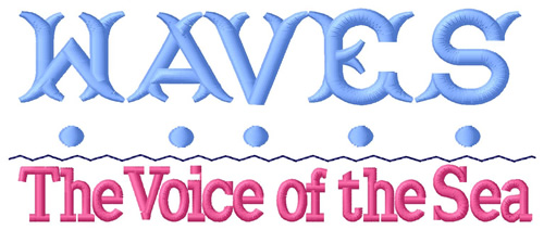 Voice Of The Sea Machine Embroidery Design
