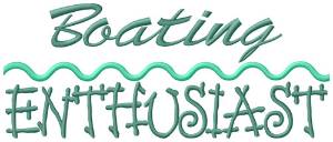 Picture of Boating Enthusiast Machine Embroidery Design