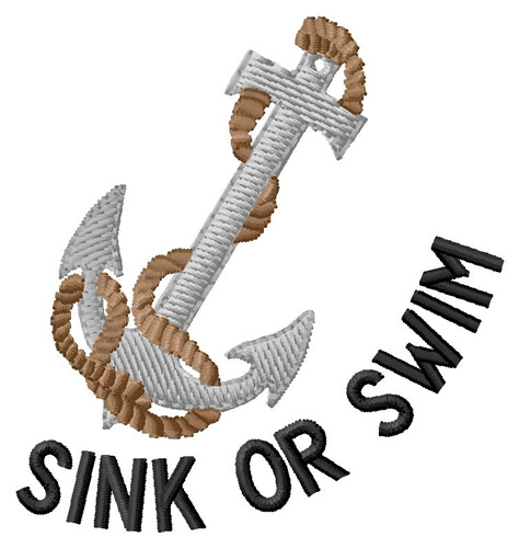 Sink Or Swim Machine Embroidery Design