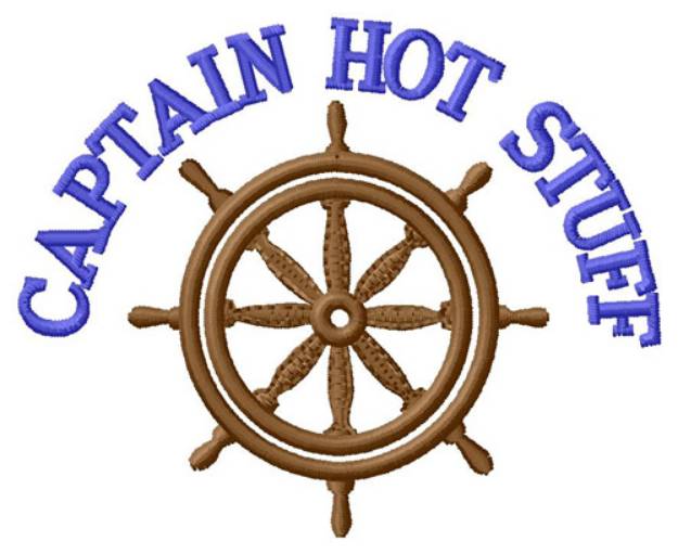 Picture of Captain Hot Stuff Machine Embroidery Design