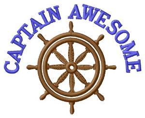 Picture of Captain Awesome Machine Embroidery Design