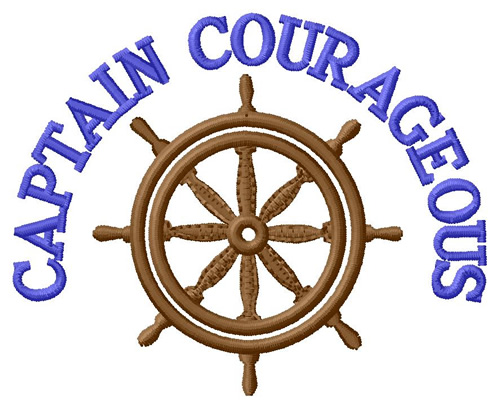 Captain Courageous Machine Embroidery Design