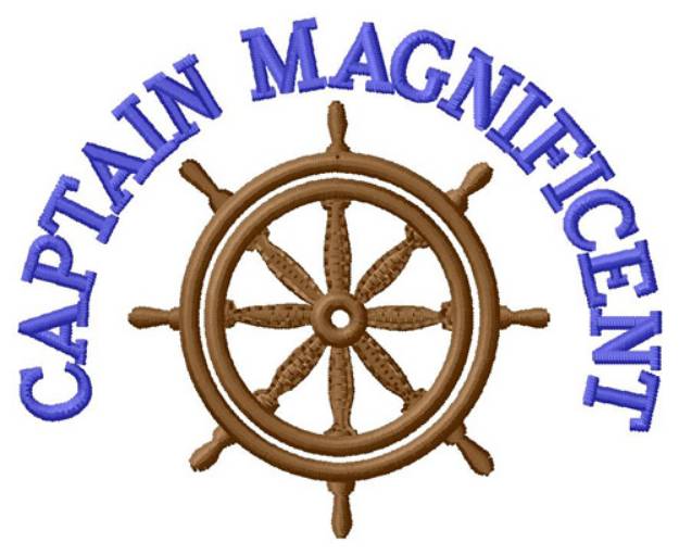 Picture of Captain Magnificent Machine Embroidery Design