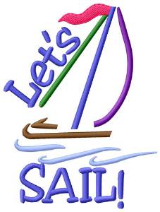 Picture of Lets Sail Machine Embroidery Design