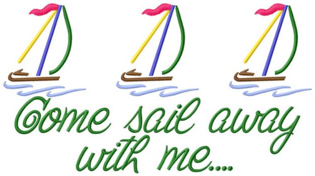 Picture of Sail Away With Me Machine Embroidery Design