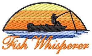 Picture of Fish Whisperer Machine Embroidery Design