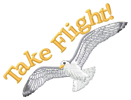Take Flight Machine Embroidery Design