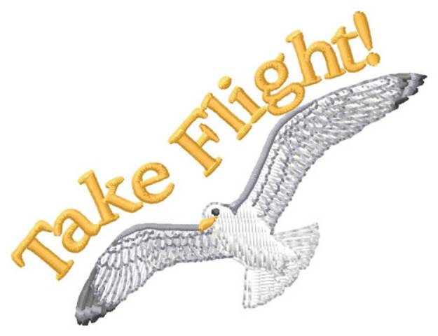 Picture of Take Flight Machine Embroidery Design