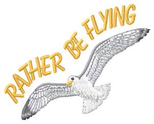 Picture of Rather Be Flying Machine Embroidery Design