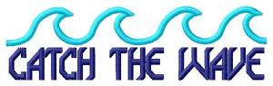 Picture of Catch The Wave Machine Embroidery Design