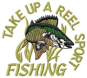 Picture of A Reel Sport Machine Embroidery Design