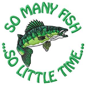 Picture of So Many Fish Machine Embroidery Design