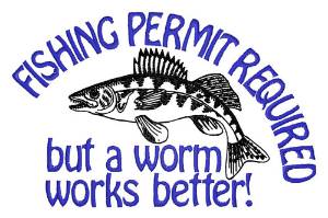 Picture of Permit Required Machine Embroidery Design