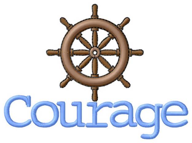 Picture of Courage Machine Embroidery Design