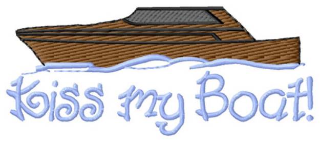 Picture of Kiss My Boat Machine Embroidery Design