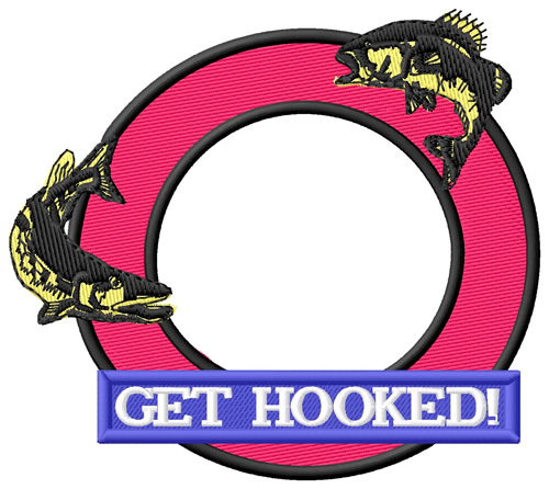 Get Hooked Machine Embroidery Design