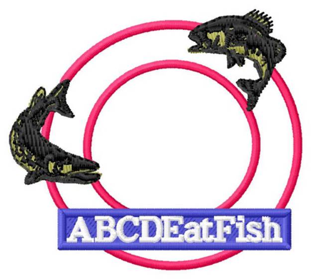Picture of ABCDEat Fish Machine Embroidery Design