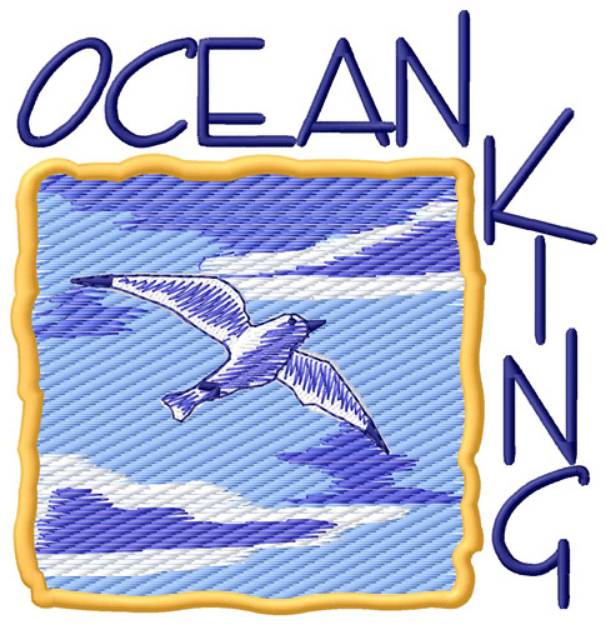 Picture of Ocean King Machine Embroidery Design