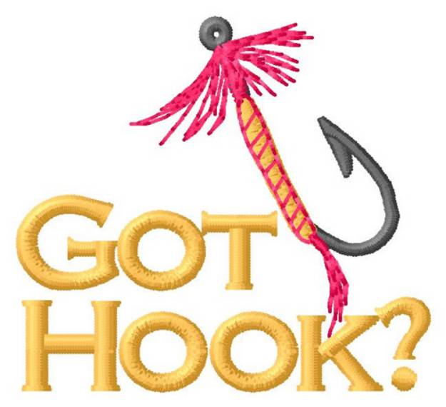 Picture of Got Hook? Machine Embroidery Design