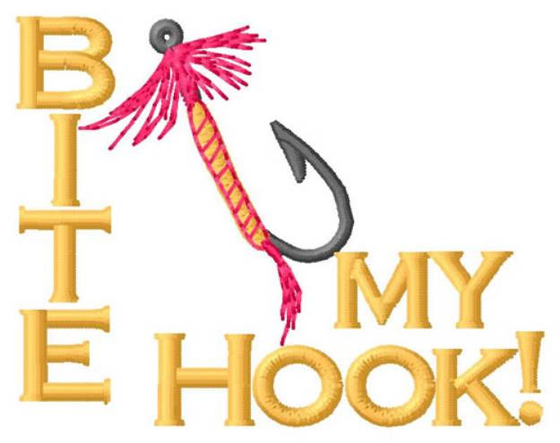 Picture of Bite My Hook Machine Embroidery Design