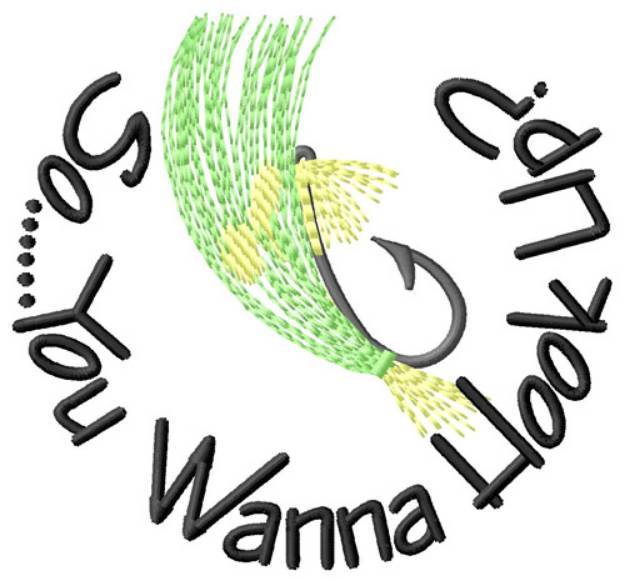 Picture of Wanna Hook Up Machine Embroidery Design