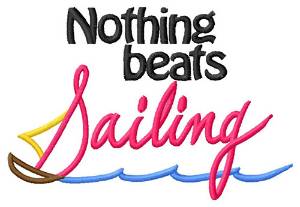 Picture of Nothing Beats Sailing Machine Embroidery Design