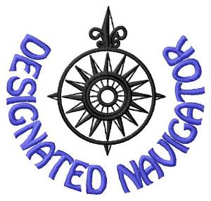 Picture of Designated Navigator Machine Embroidery Design