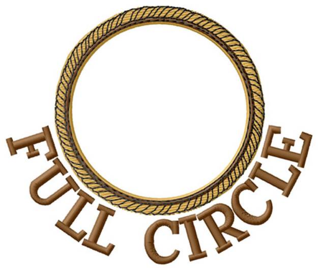Picture of Full Circle Machine Embroidery Design
