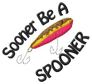 Picture of Sooner Be A Spooner Machine Embroidery Design