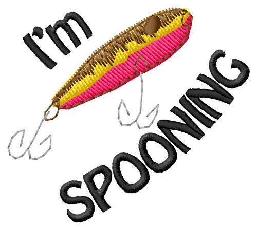 Im Spooning Machine Embroidery Design