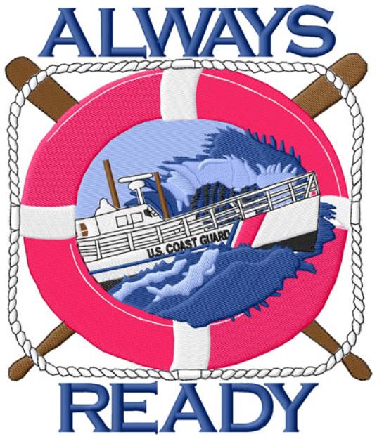 Picture of Always Ready Machine Embroidery Design