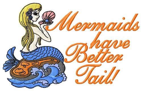 Better Tail Machine Embroidery Design