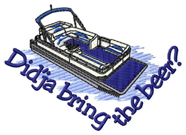 Picture of Bring The Beer Machine Embroidery Design