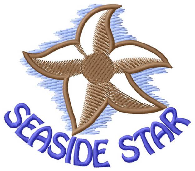 Picture of Seaside Star Machine Embroidery Design