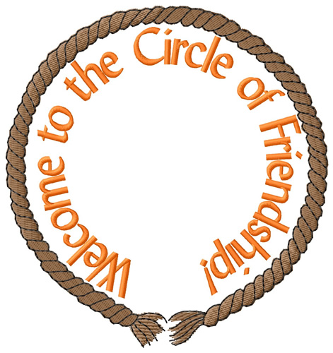 Circle Of Friendship Machine Embroidery Design